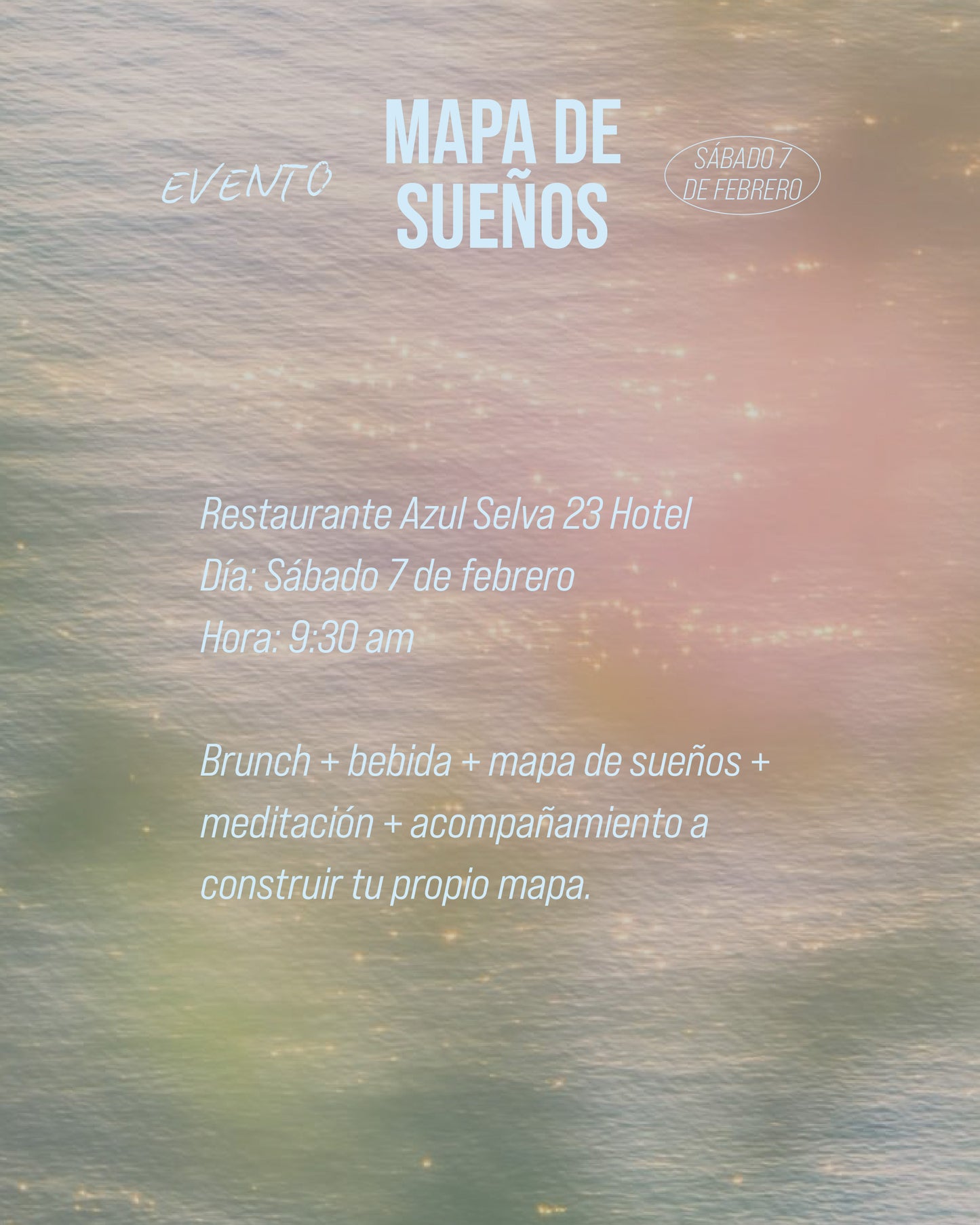 Evento mapa de sueños virtual sin Mapa